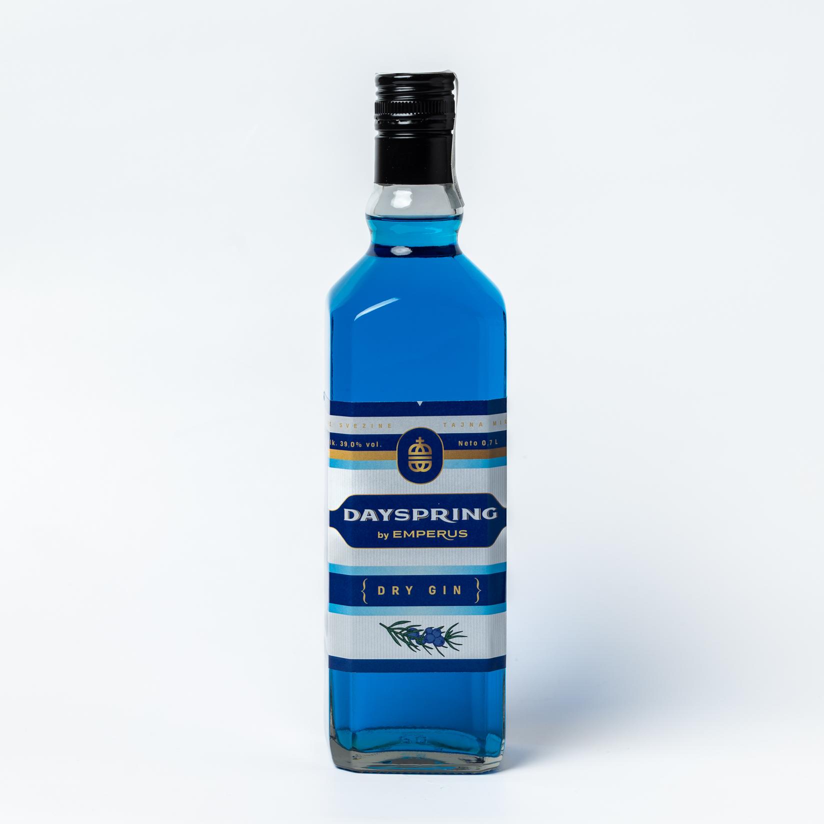 Emperus Dry Gin Dayspring  indigo, 0,7l