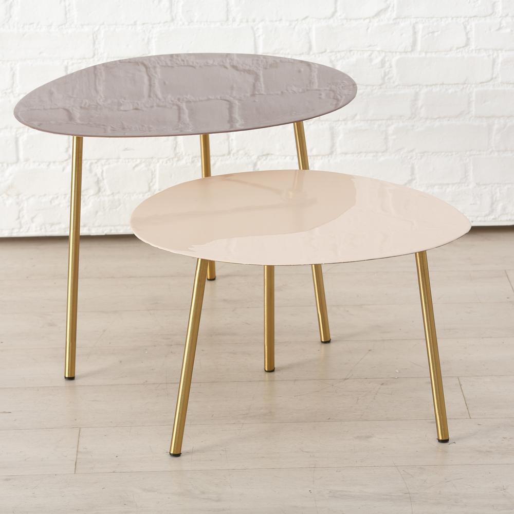 Ena Set od 2 stola 65x59xx47cm, Ljubičasta