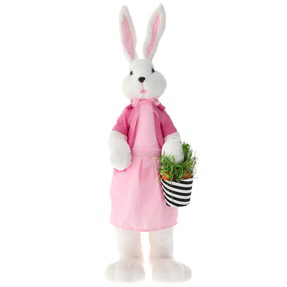 Ena Figura Uskršnja zečica 24x20x85cm, Roze