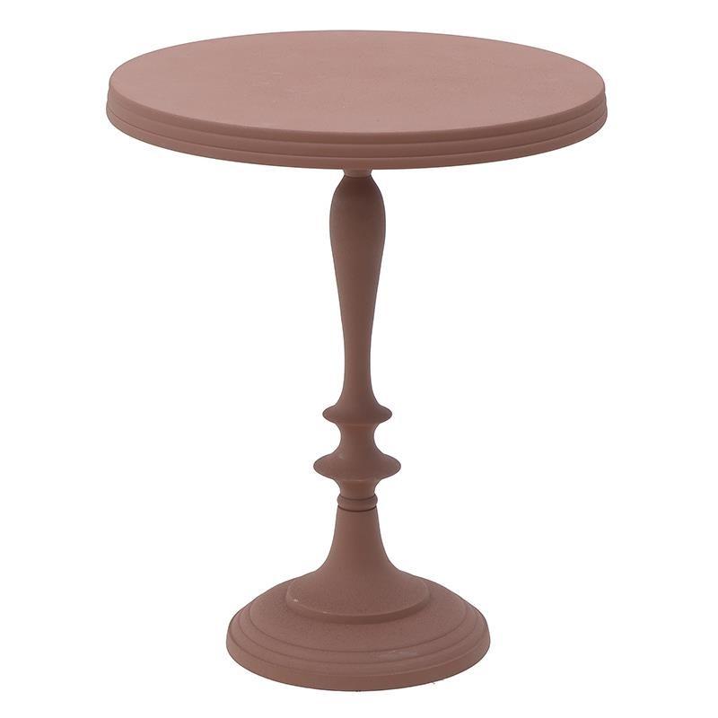 Ena Aluminijumski stočić 40x57cm, Roze