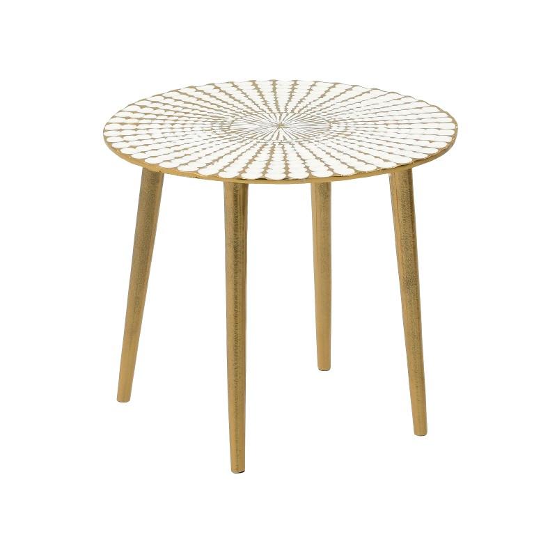 Ena Metalni sto 42x35cm, Beli