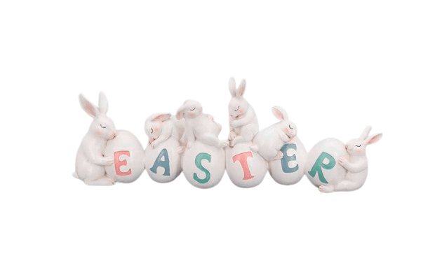 Ena Figura Jaja Easter sa zekama 41x5x15cm, Šarena