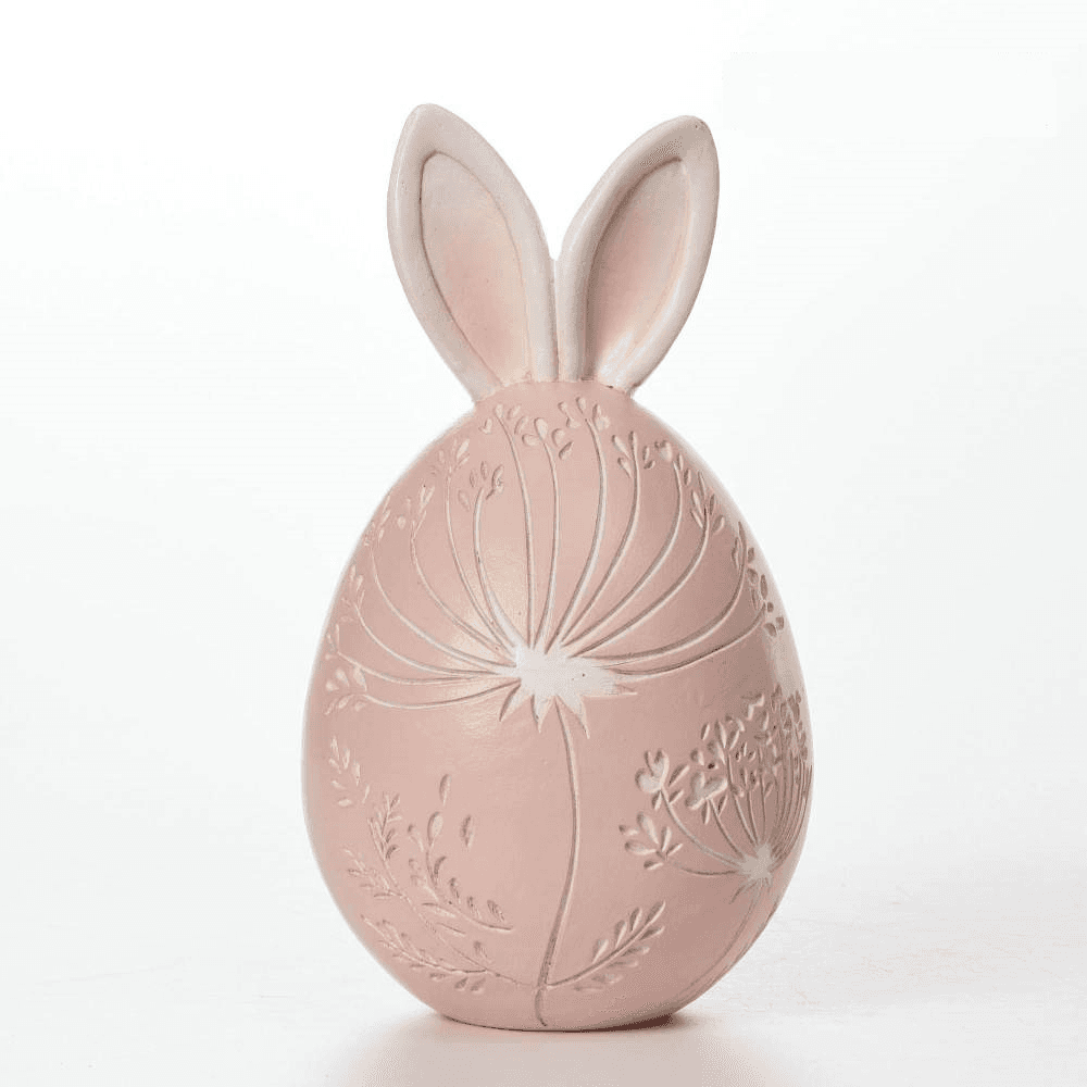 Ena Figura Jaje zeka 13x13x22cm, Roze