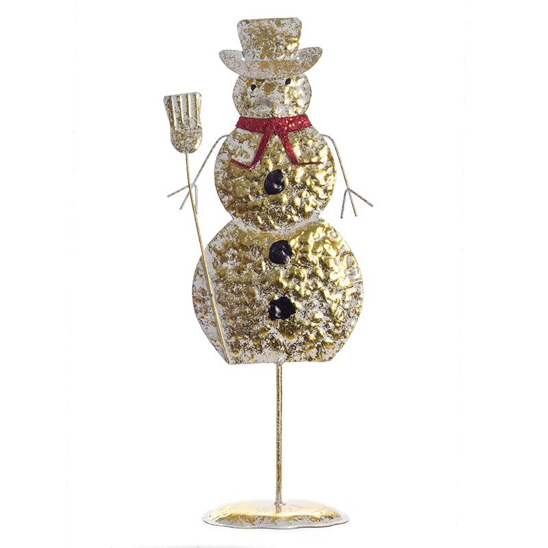 ENA Novogodišnja dekoracija Sneško, Zlatane boje