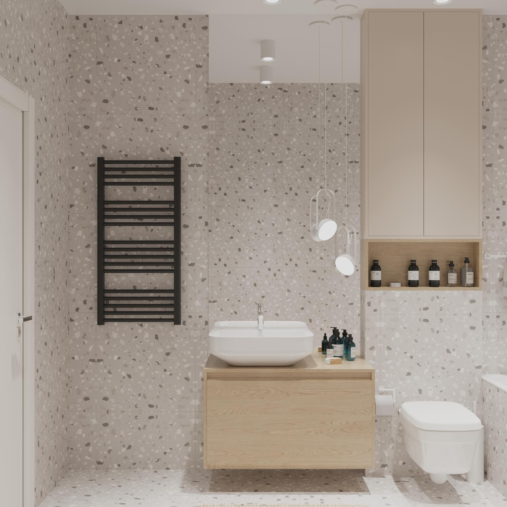 ENERGO SYSTEM Cevasti sušač Lava Black 600 x 1000mm crni