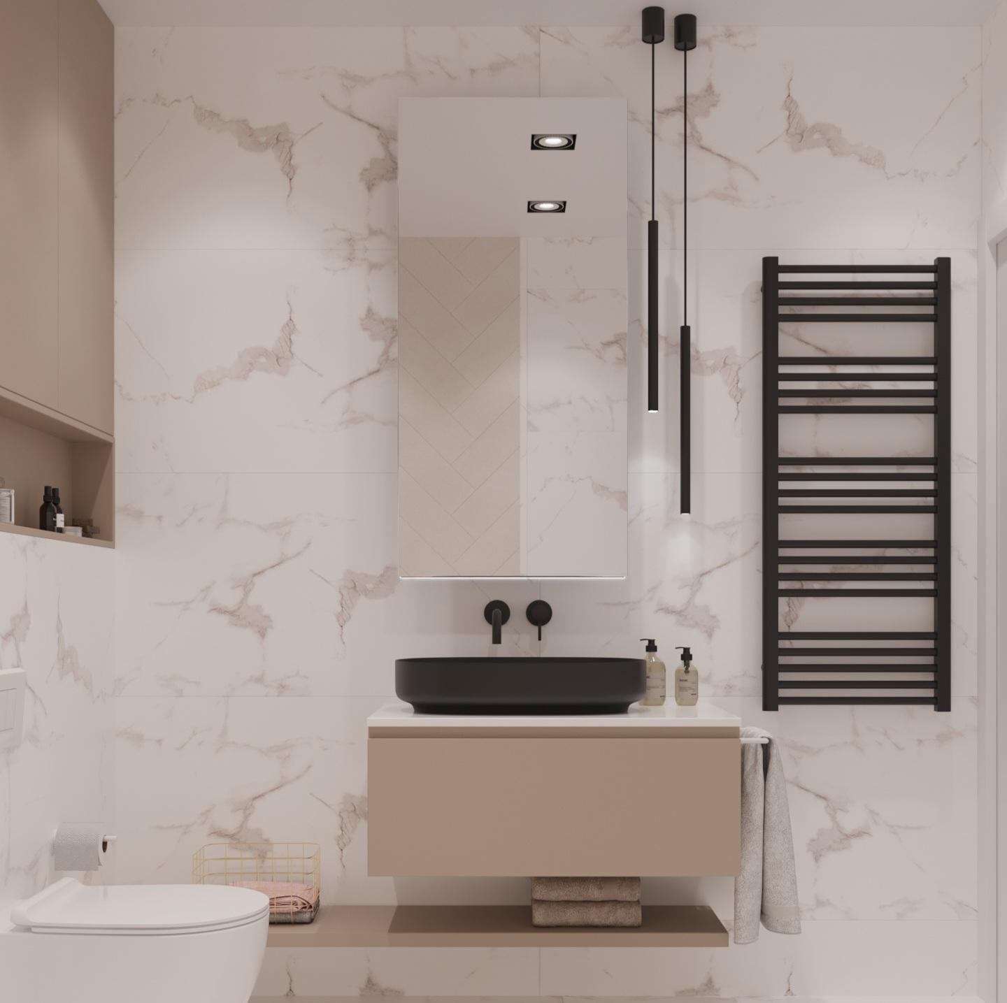 ENERGO SYSTEM Cevasti sušač Lava Black 400 x 1200mm crni