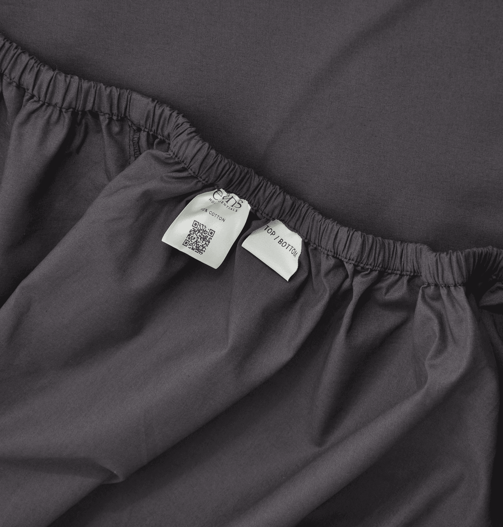 Esens Čaršav sa lastišem, 180×200×30cm, Antracit