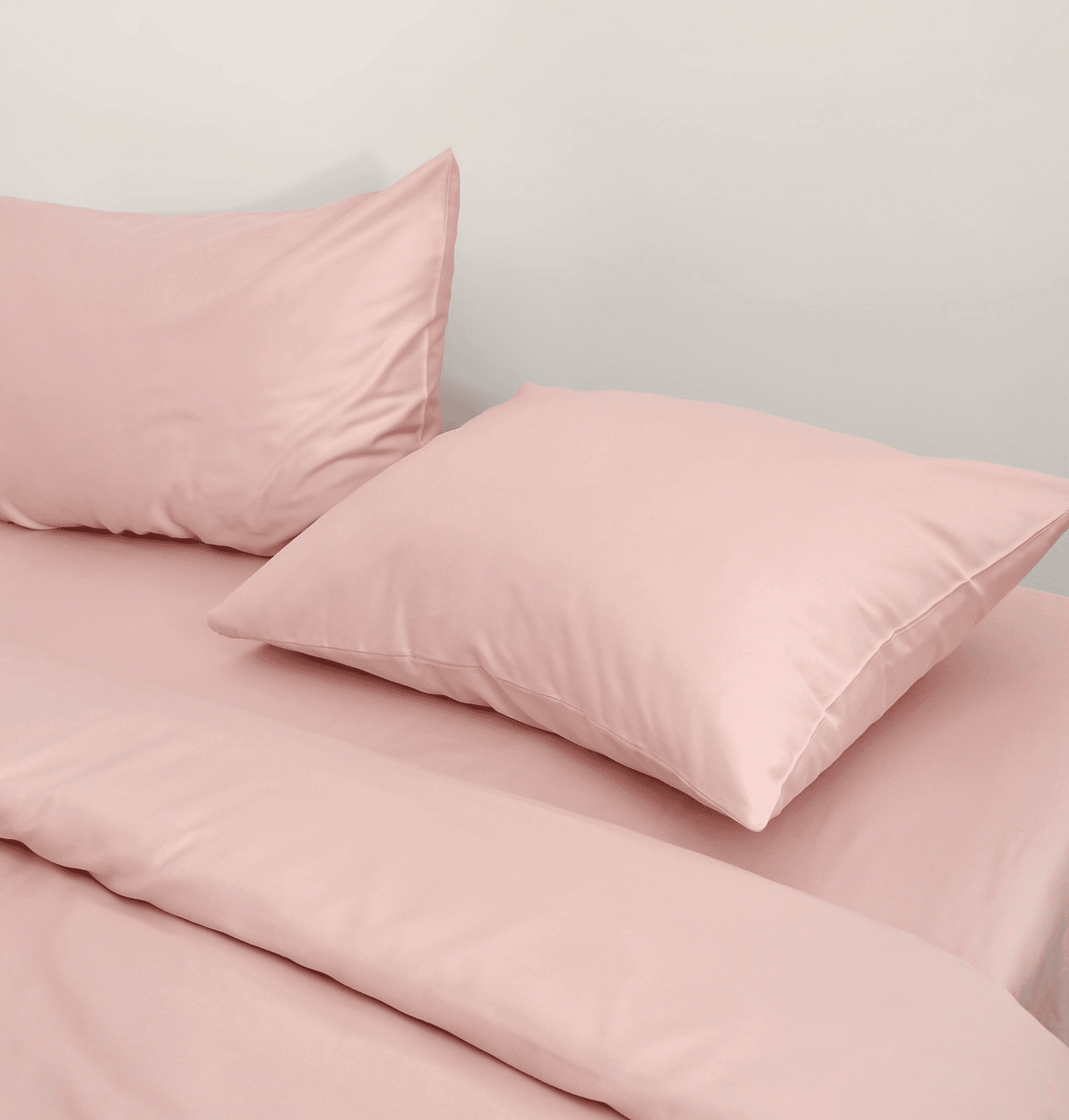 Esens Komplet posteljine, Pamuk Saten, 180×200cm, 4 dela, Roze
