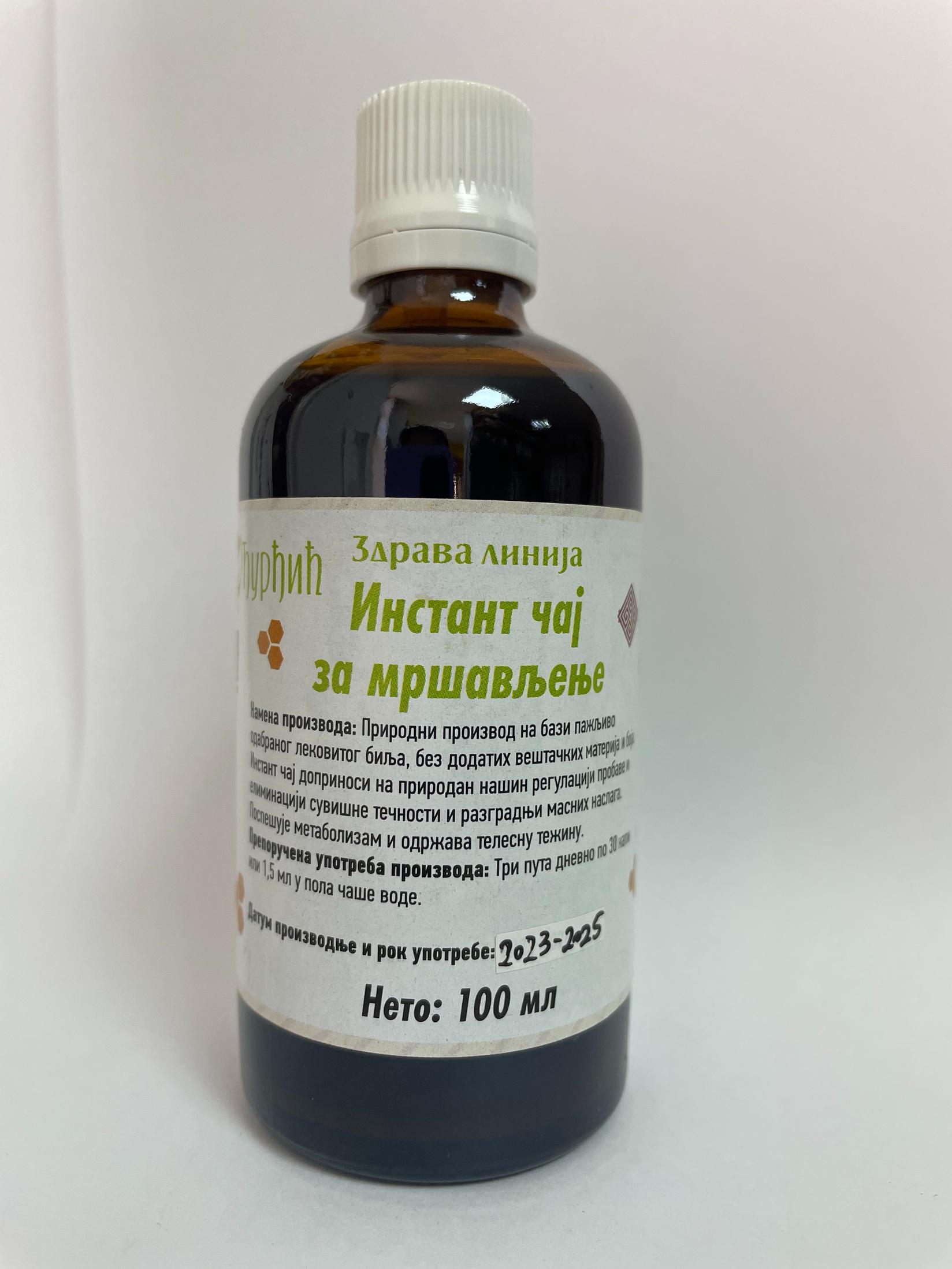 Zdrava linija Đurđić Instant čaj za mršavljenje, 100ml