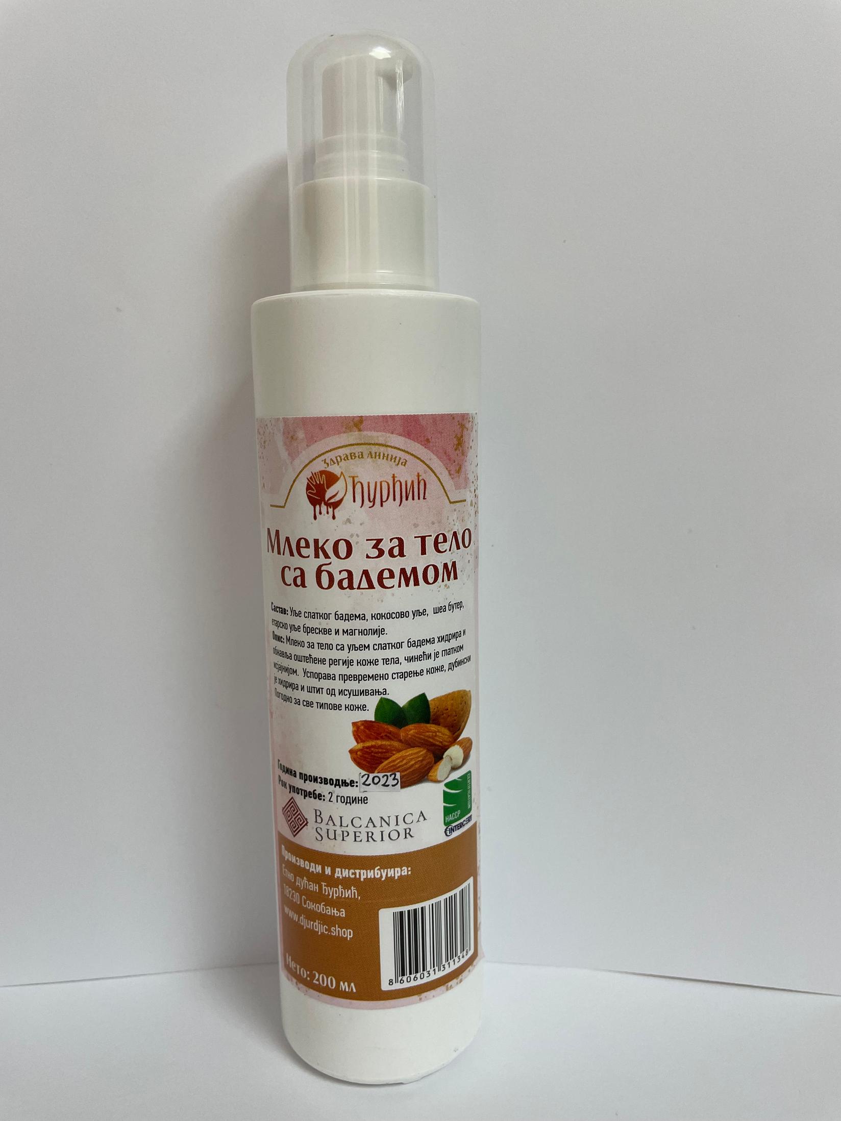 Etno Dućan Đurđić Mleko za telo sa bademom, 200ml