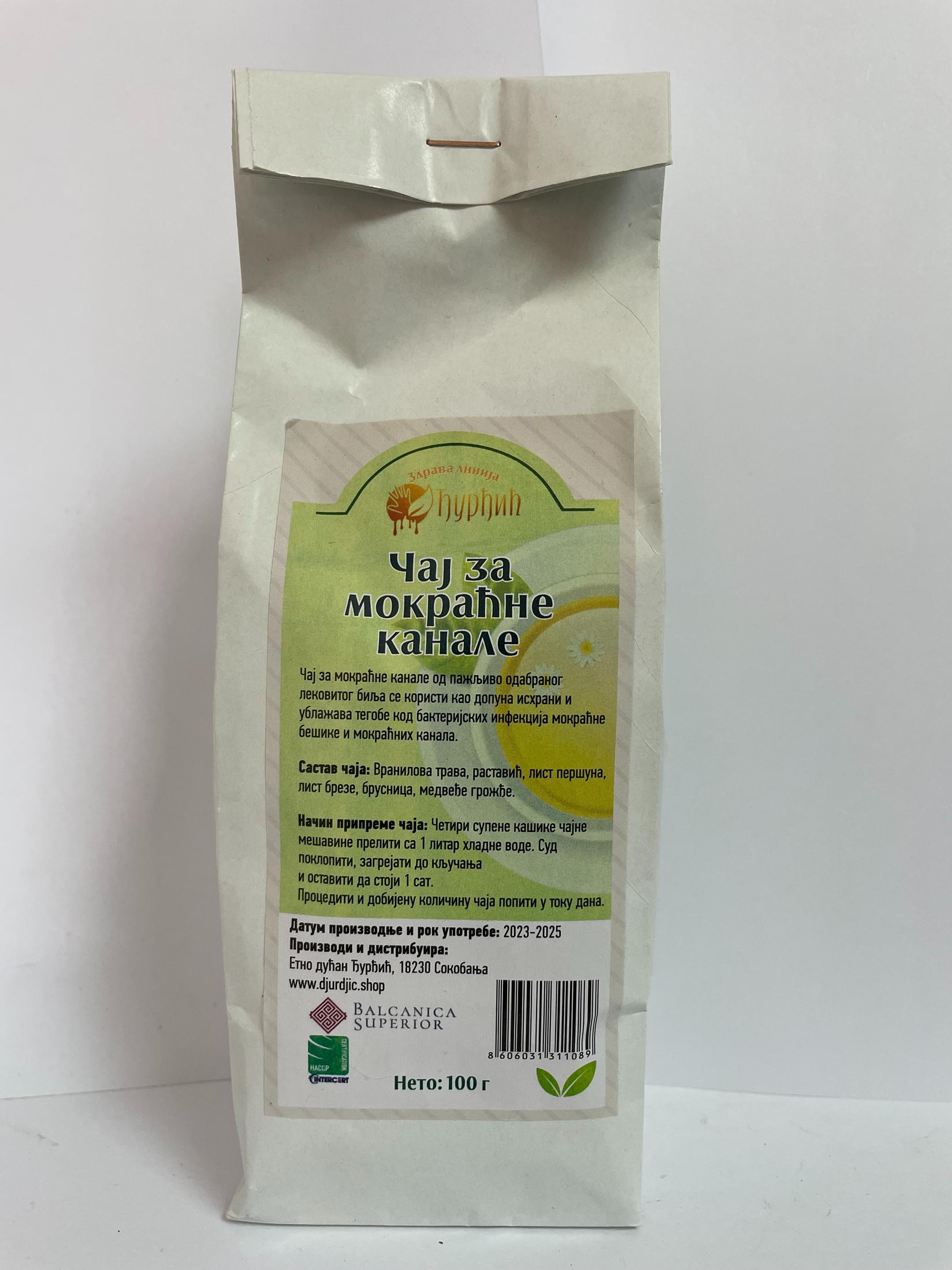 Zdrava linija Đurđić Čaj za mokraćne kanale, 100g