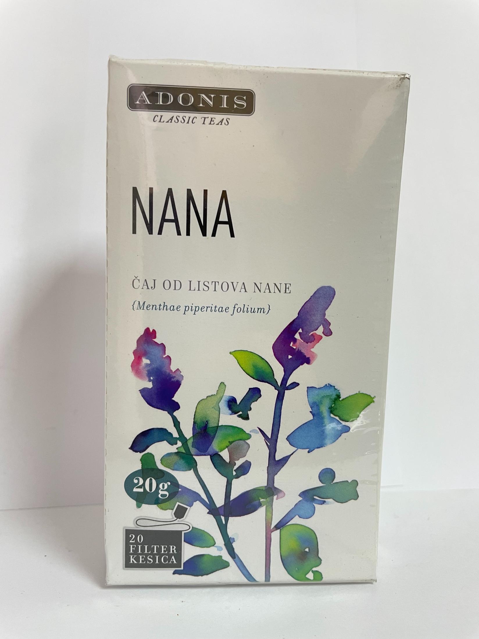 Adonis Čaj od listova nane, Filter, 20g