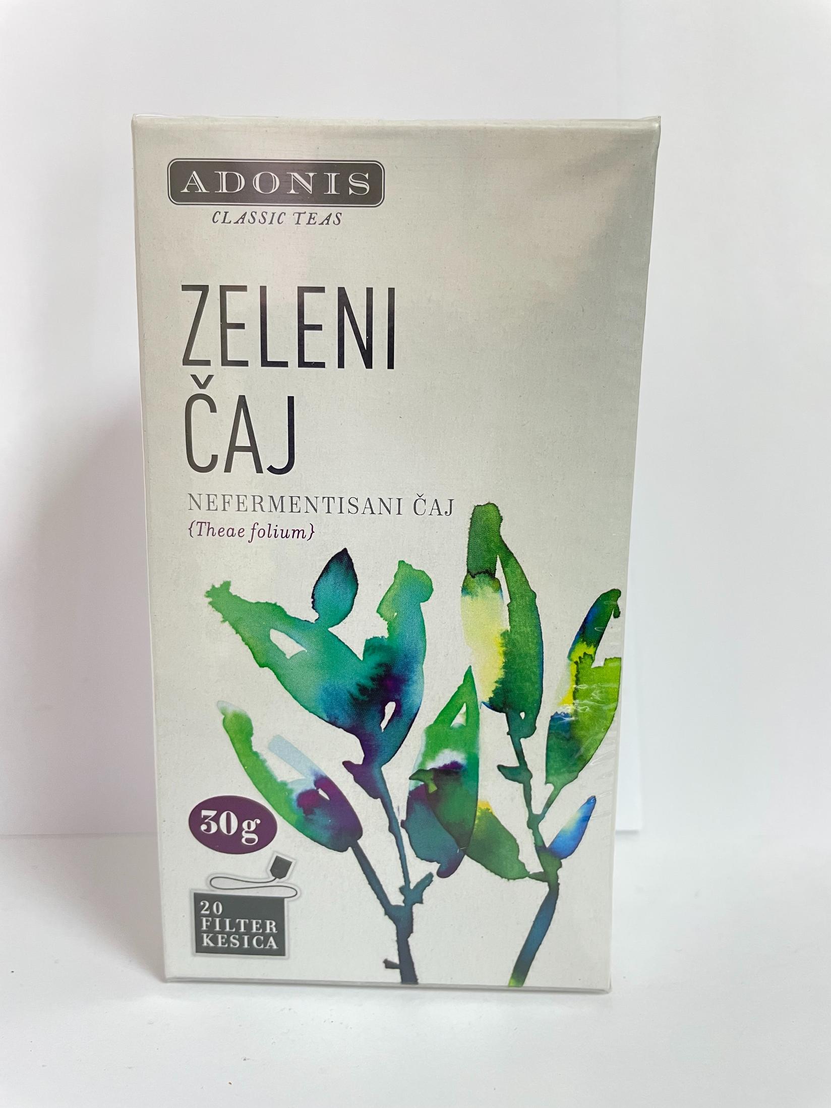 Adonis Nefermentisani zeleni čaj, Filter, 30g
