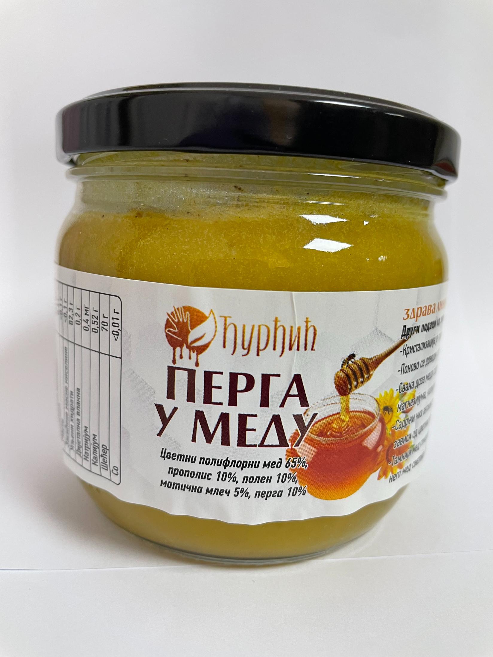 Zdrava linija Đurđić Perga 10g u medu, 500g