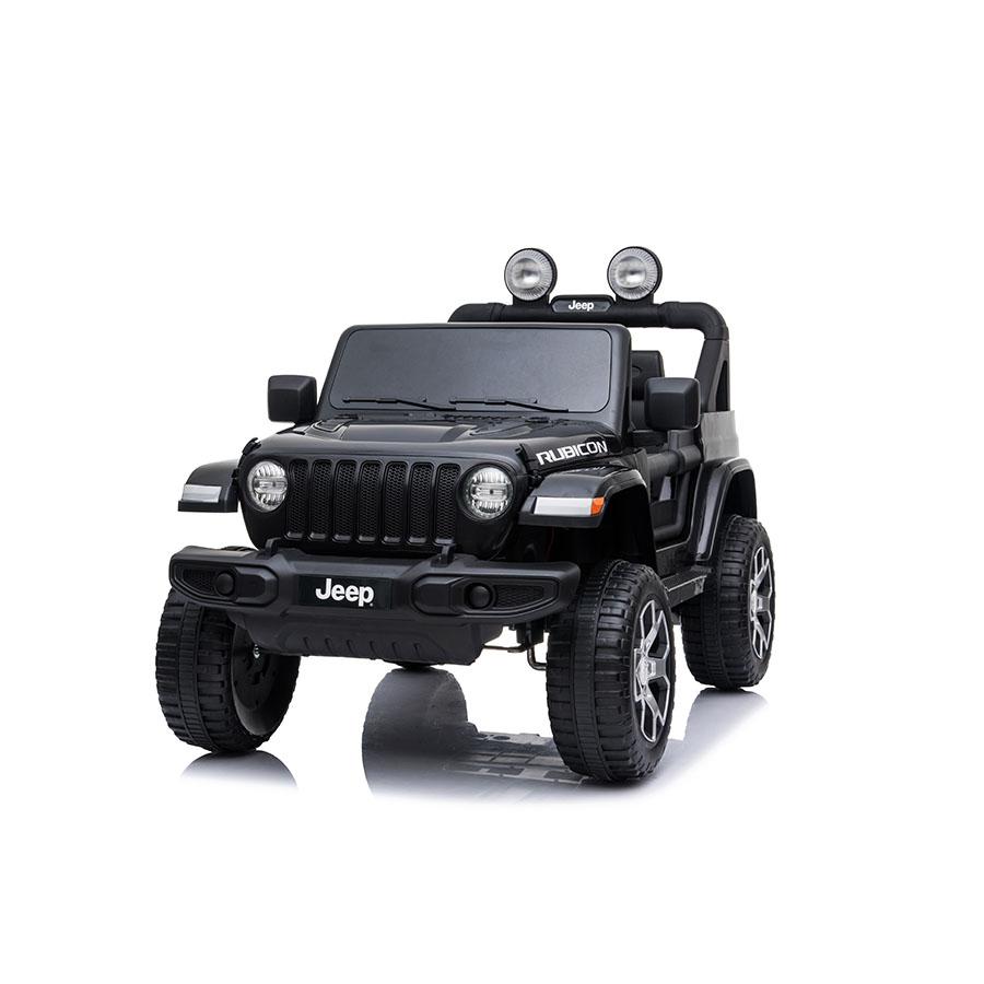 Eurobajk Automobil na akumulator za decu Jepp Wrangler, Crni