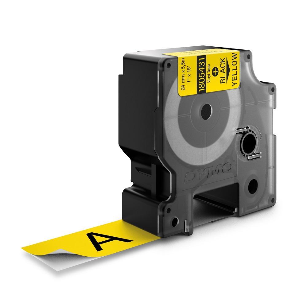 DYMO Traka žuta sa crnim tekstom IND 24mm x 5.5m
