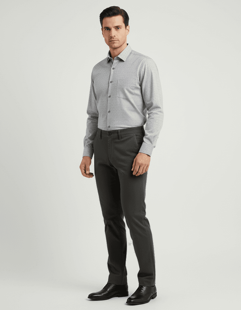 Elit Muške keper pantalone, Sive