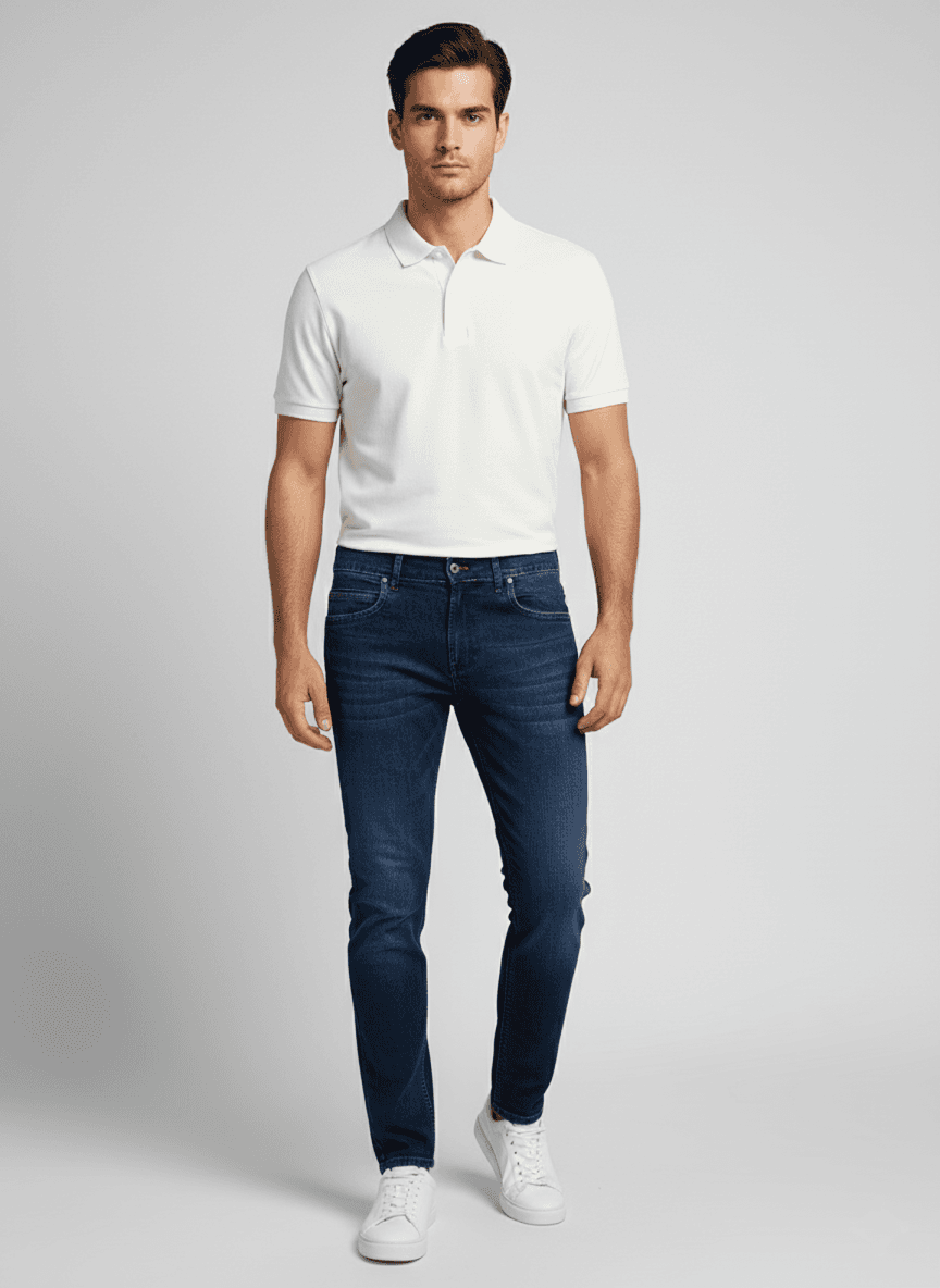 Elit Muške farmerke Regular fit , Teget