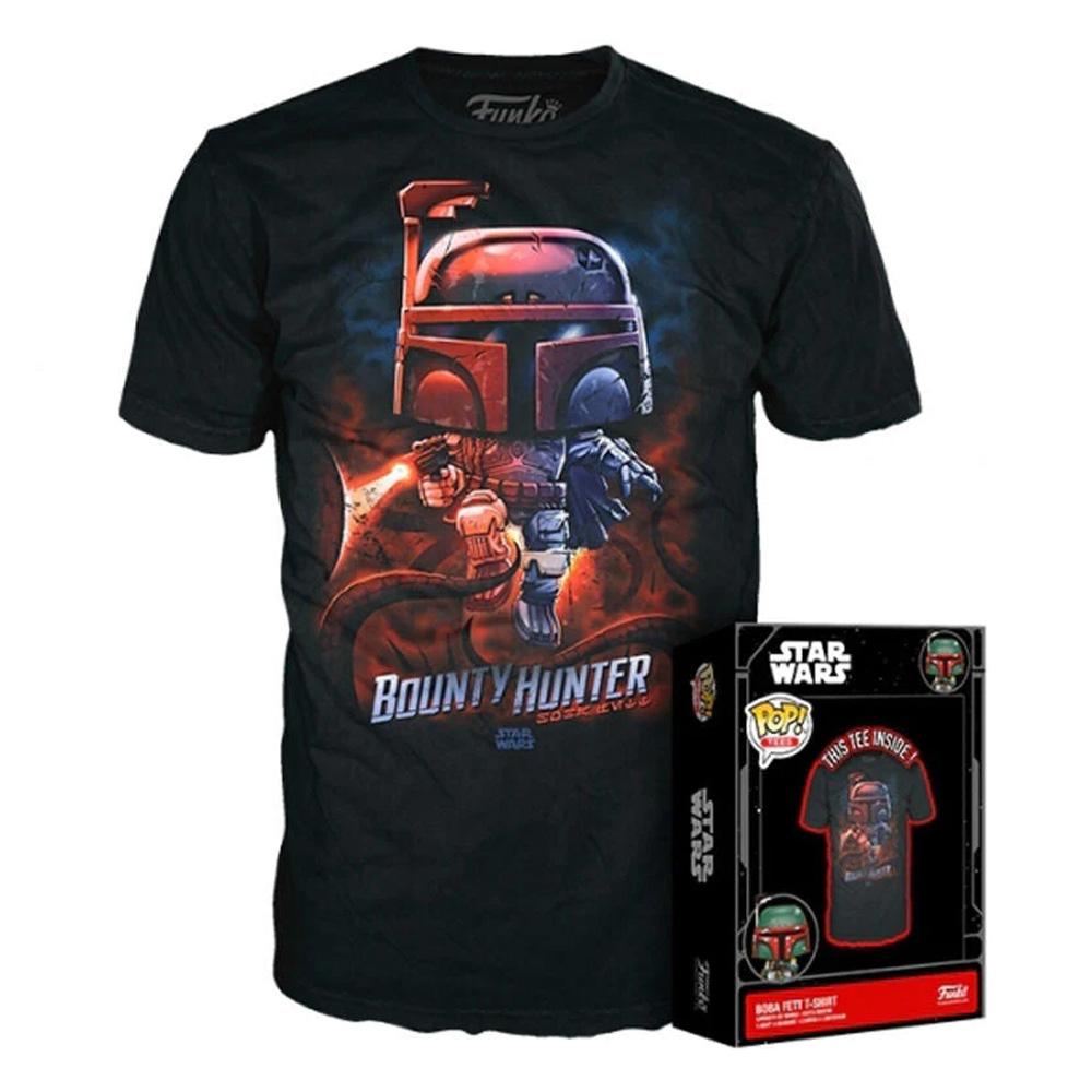 FUNKO Muška majica Star Wars Boxed Tee - Boba Fett Bounty Hunter crna