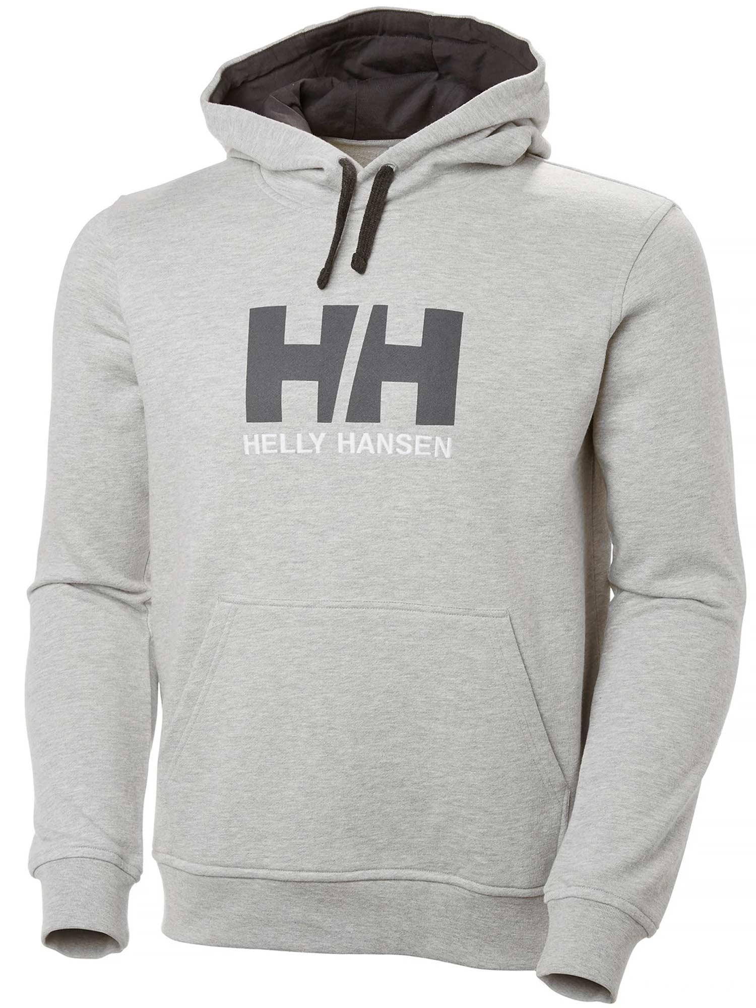 HELLY HANSEN Muški duks sa kapuljačom Logo HH-33977 sivi