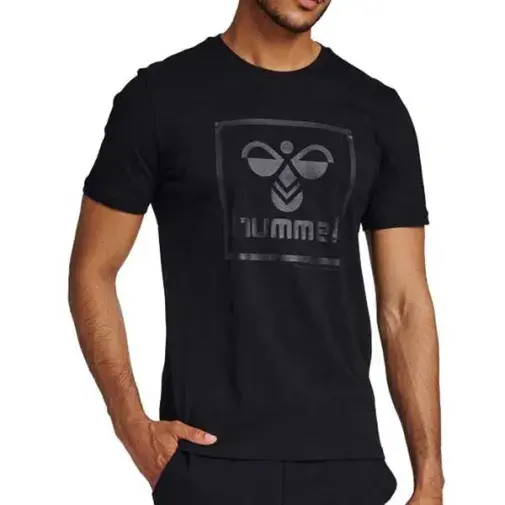 Hummel Muška majica kratkih rukava HMLISAM 2.0, Crna