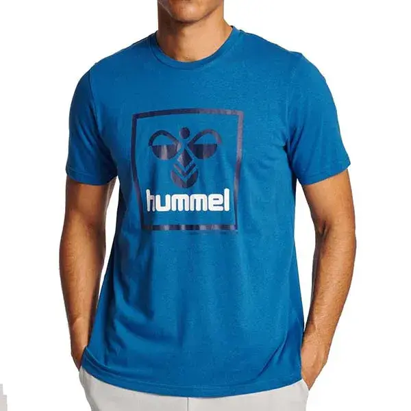 Hummel Muška majica kratkih rukava HMLISAM 2.0 T-SHIRT, Plava