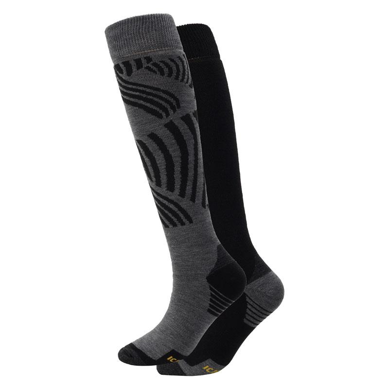 Selected image for Ice Peak Muške čarape ILSENBURG, 2 para, Crne i sive