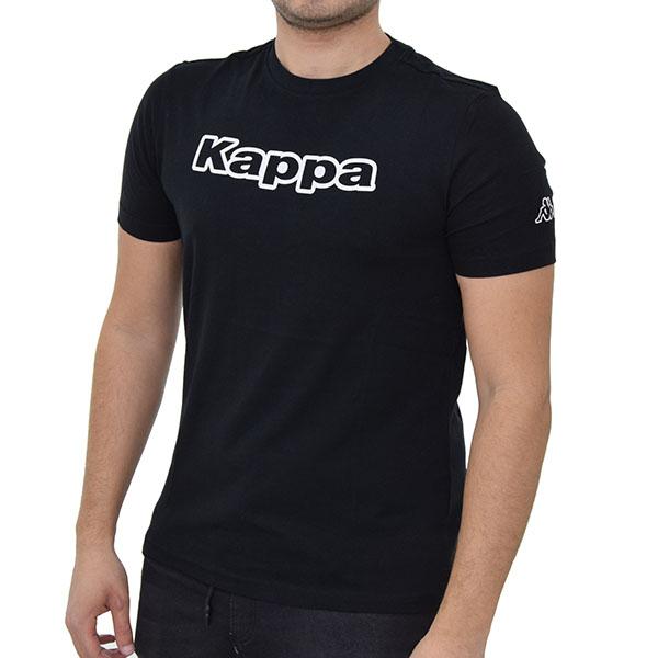 Kappa Muška majica kratkih rukava Logo Fromen Slim, Crna