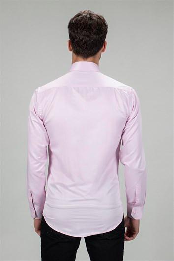 Selected image for TUDORS Muška košulja Modern Slim fit bela roze