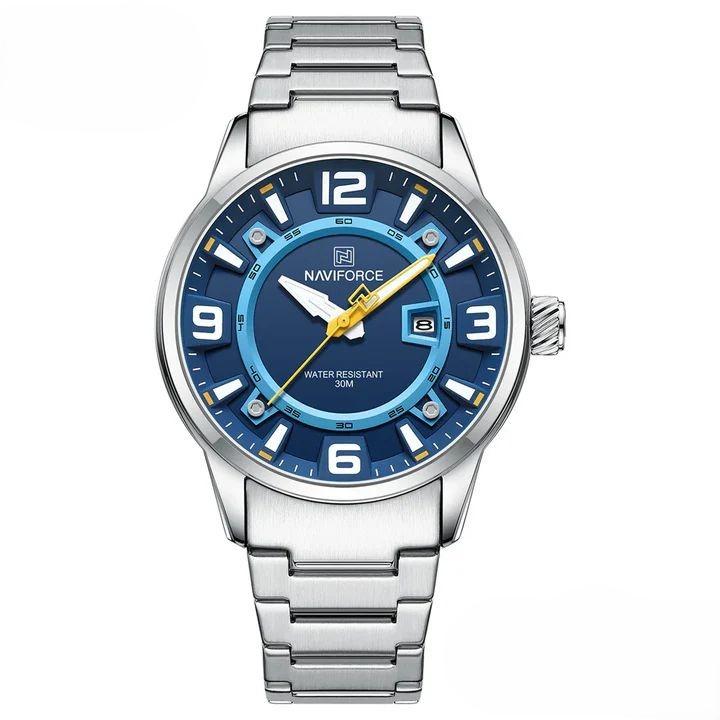Naviforce Muški sat 8044, Srebrno - plavi