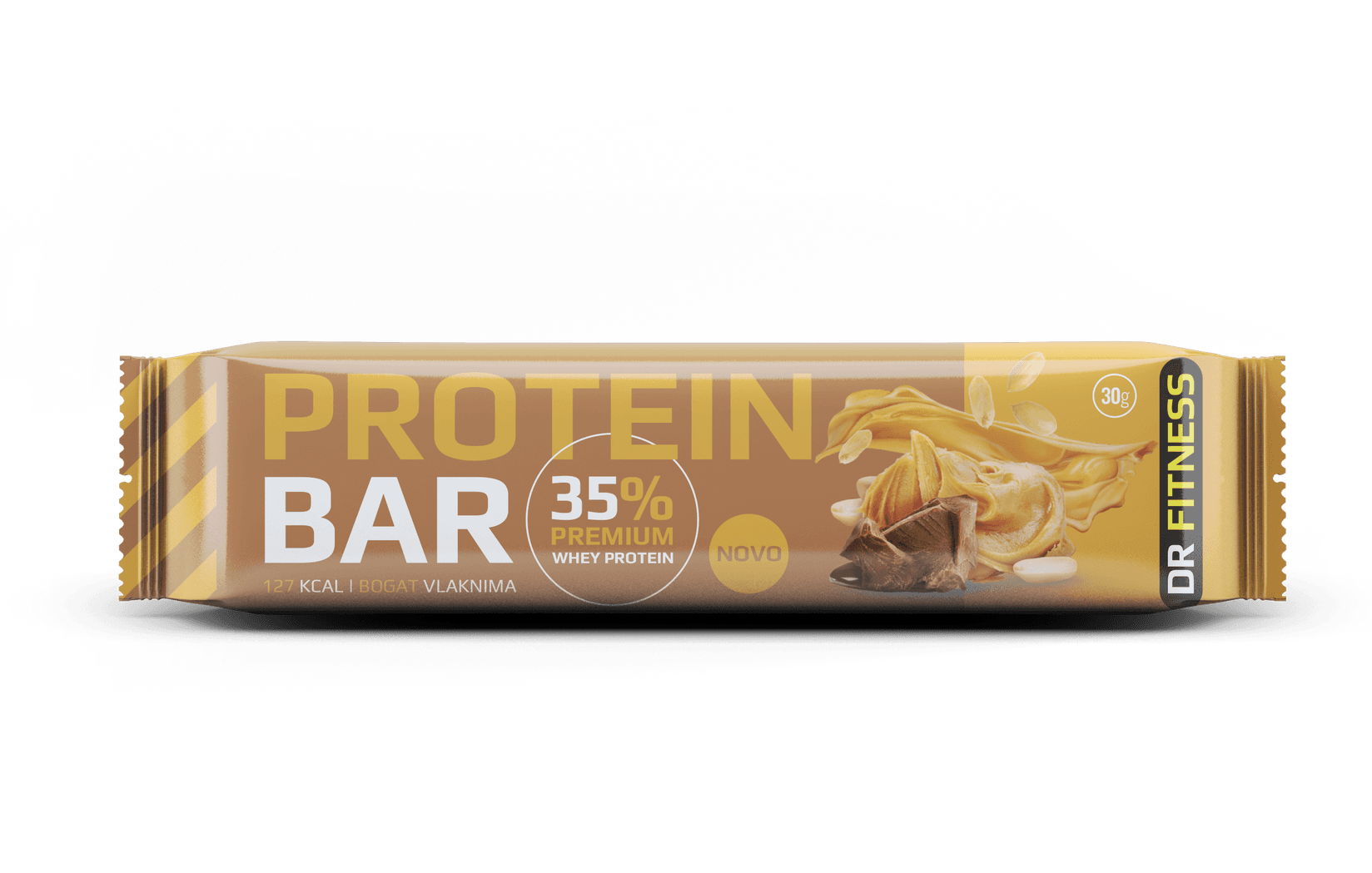 DRFITNESS Proteinbar Kikiriki i komadići crne čokolade 30g