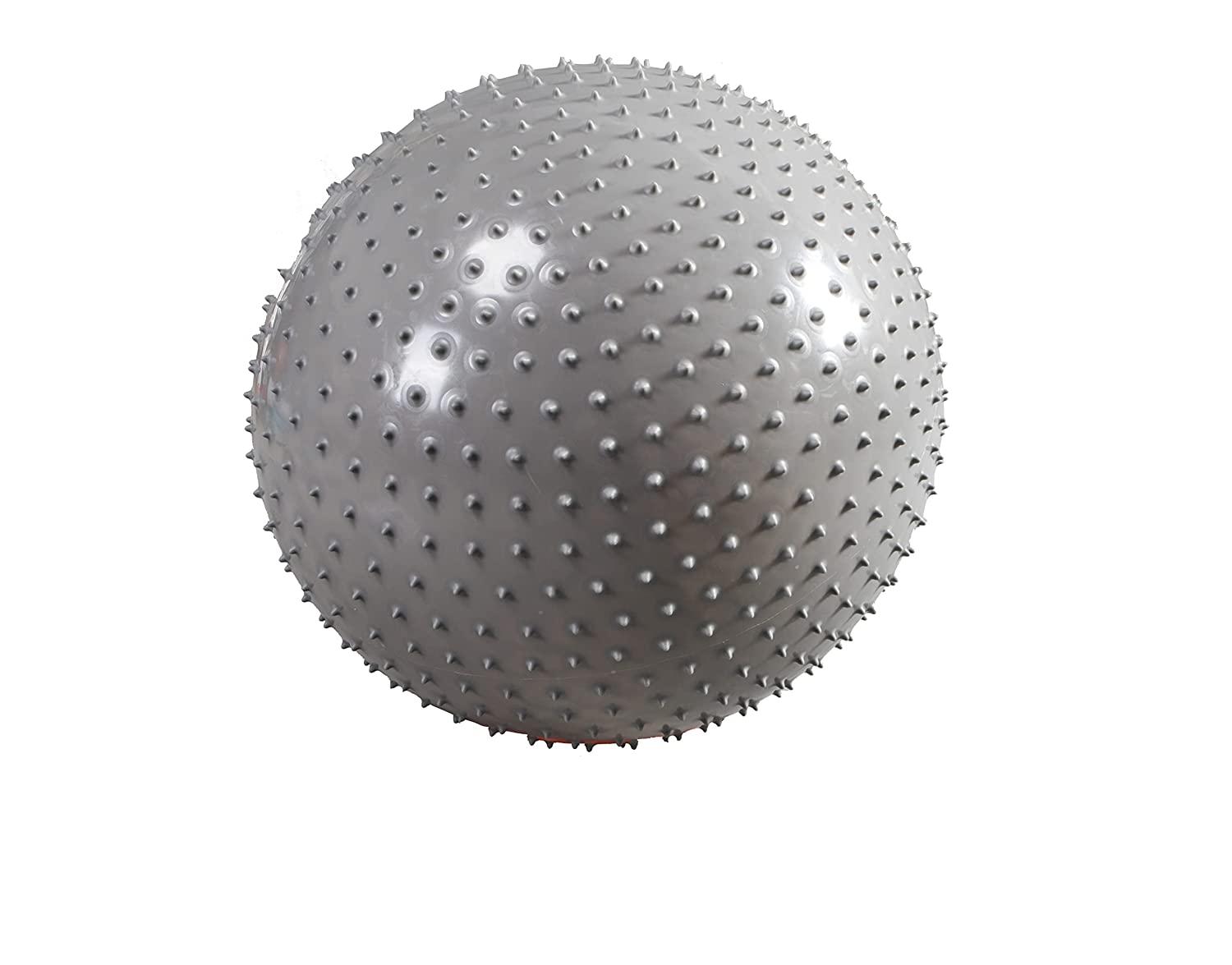 Masažna lopta za jogu, 55cm, Siva
