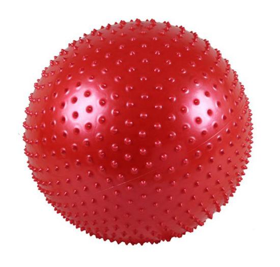 Masažna lopta za jogu, 65 cm, Crvena