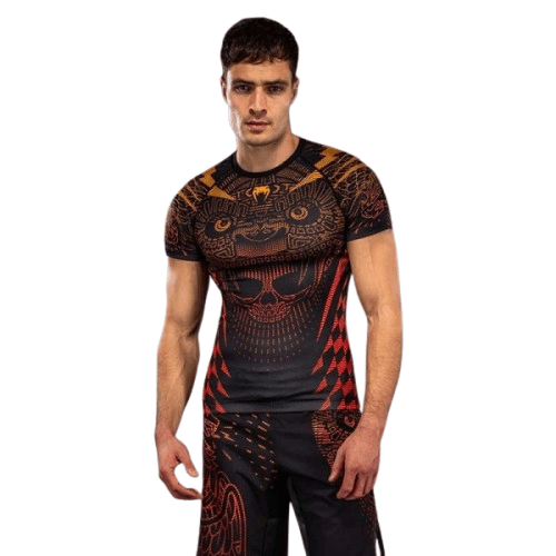 Venum Kompresiona majica Rashguard Quetzal Fury, Kratak rukav, Crna