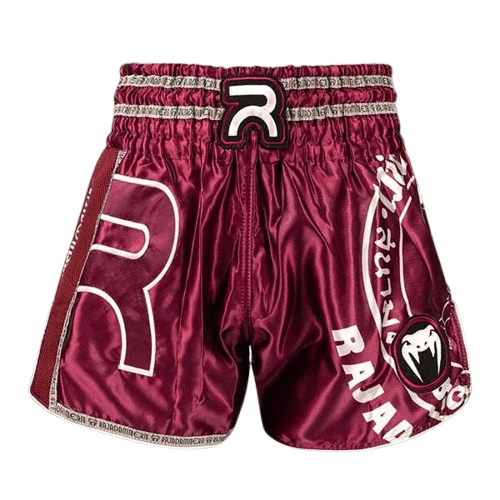Venum x Rajadamnern Bokserski šorc Muay Thai, Bordo