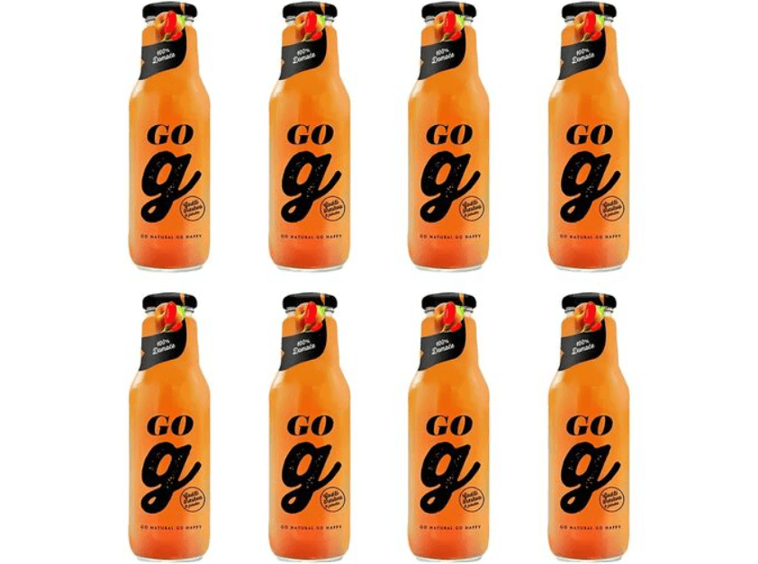 Go G Ceđeni sok od breskve, Family pack, 8 komada, 750ml