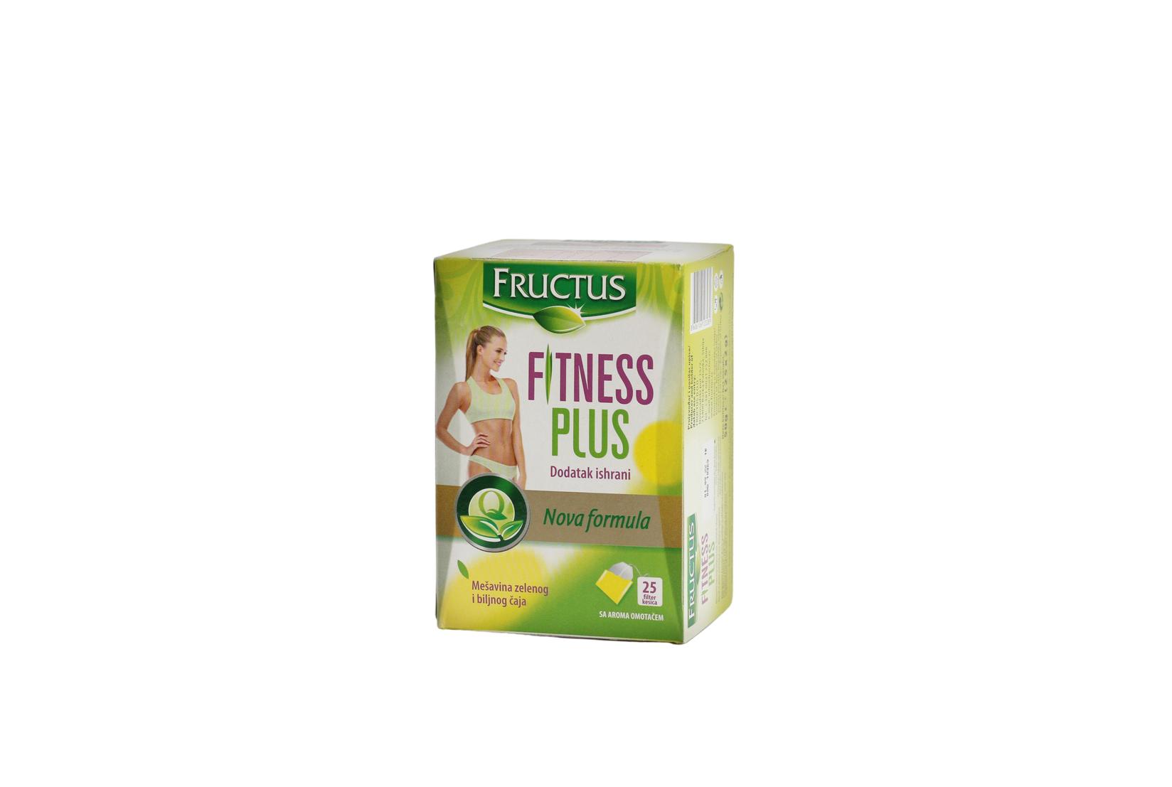 FRUCTUS Fitness plus čaj 50g, 25x2g