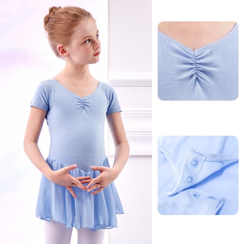 GALA UNIQ Baletski triko sa suknjicom za devojčice 310B plavi