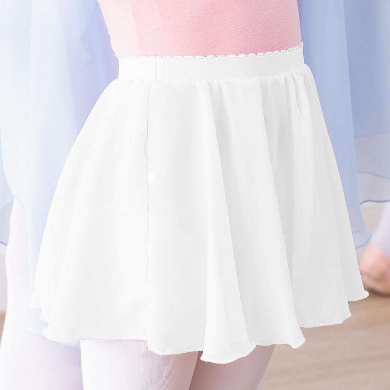 GALA UNIQ Suknja za balet od šifona za devojčice 315W bela