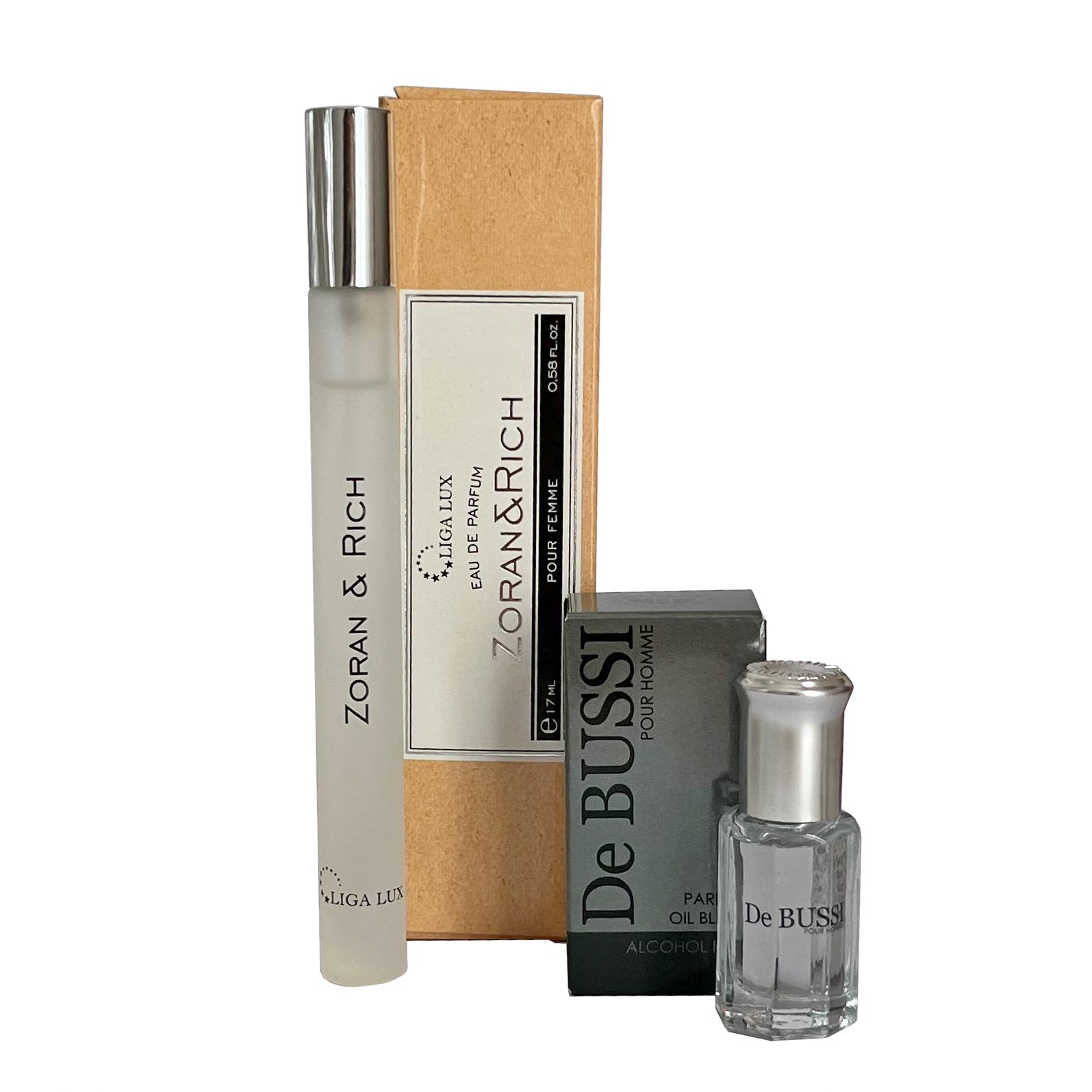 Muški set parfema Zoran & Rich, EDT, 17 ml + Parfemsko ulje De Bussi, 6 ml