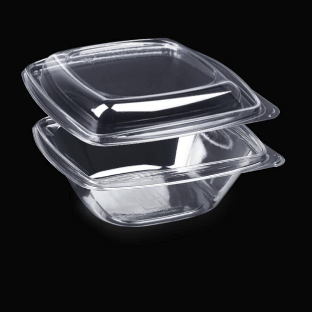 Selected image for GHT Plast Posuda za salatu sa poklopcem, Četvrtasta, 750cc, 50 komada