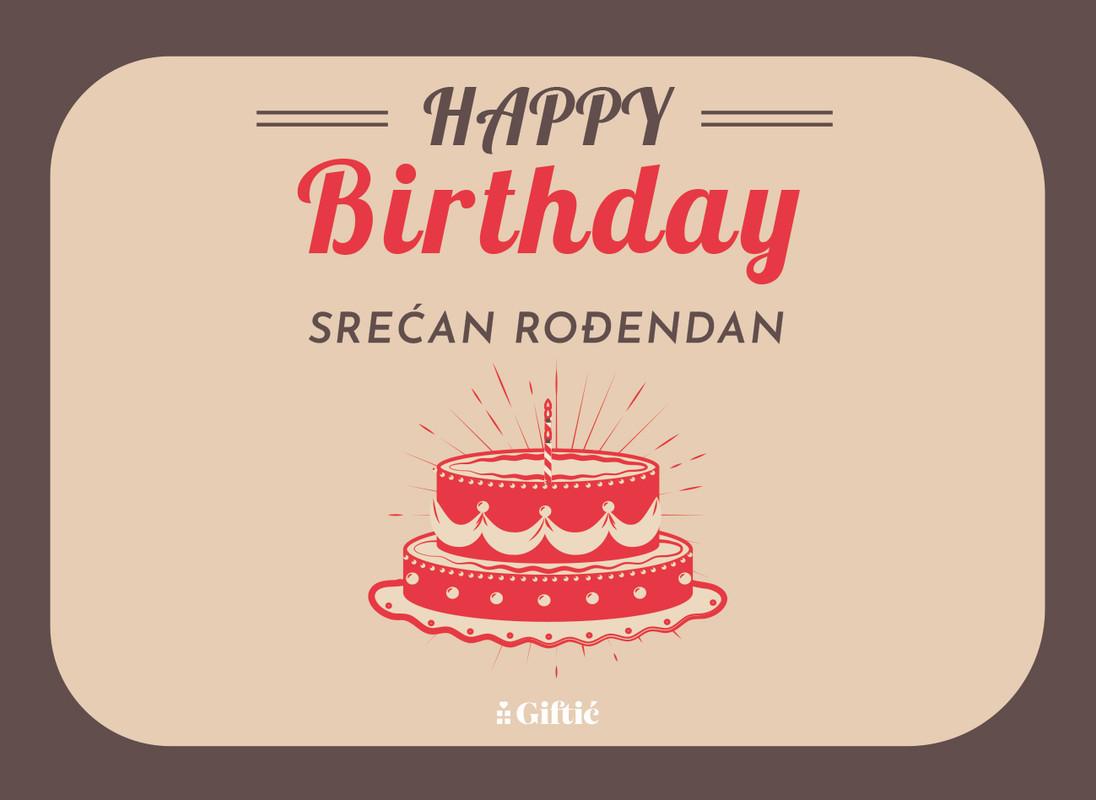 Giftić Čestitka Srećan rođendan