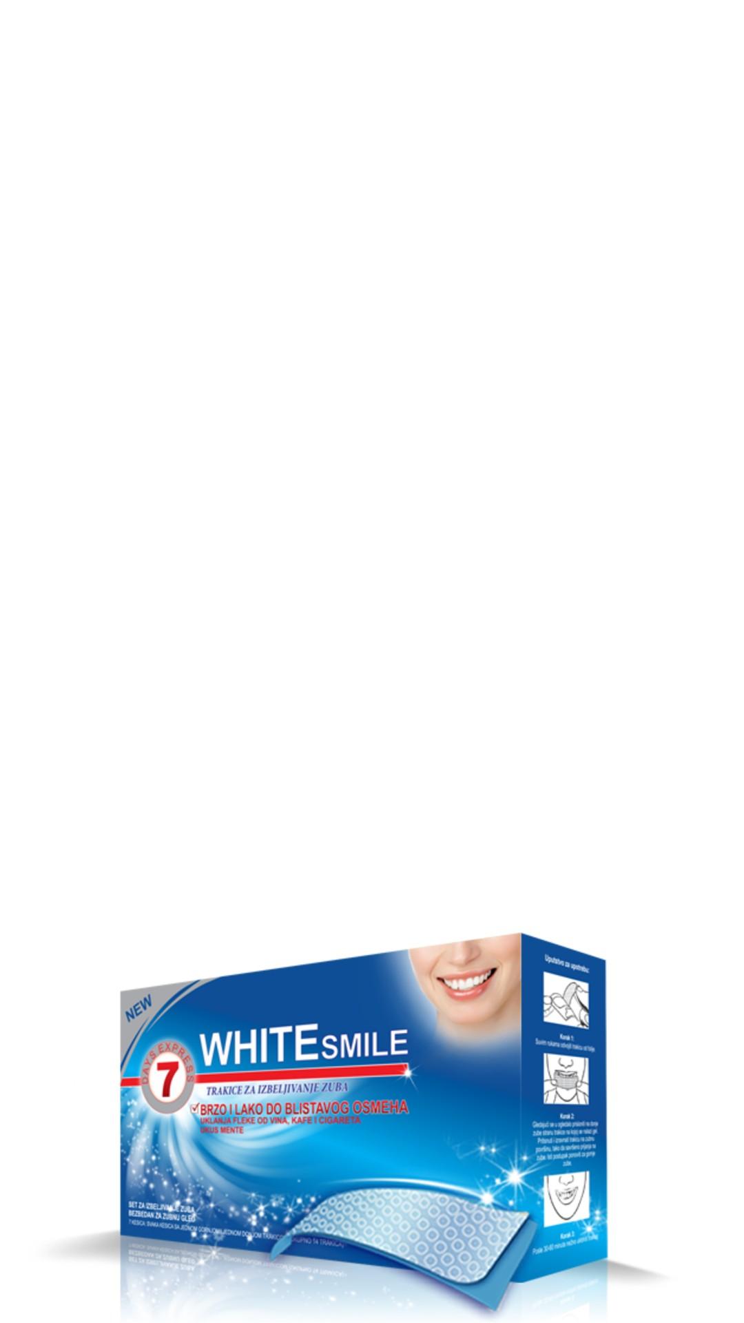WHITE SMILE Trakice za izbeljivanje zuba 14 komada