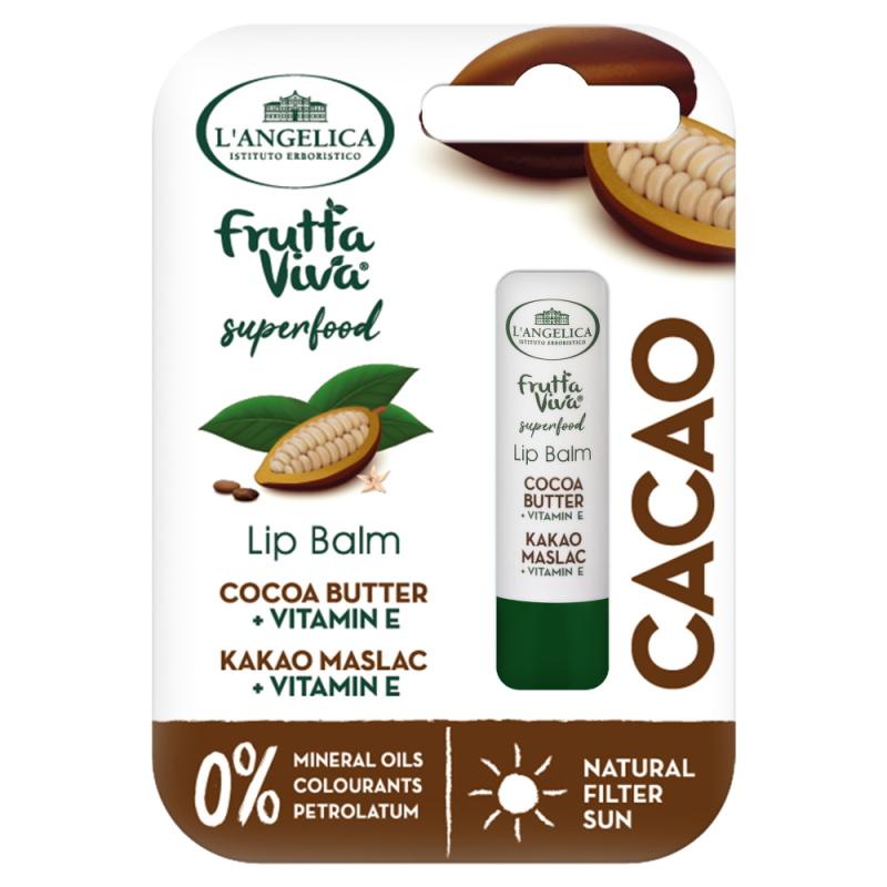 L'Angelica Balzam za usne Kakao+Vit.E, 4.8g