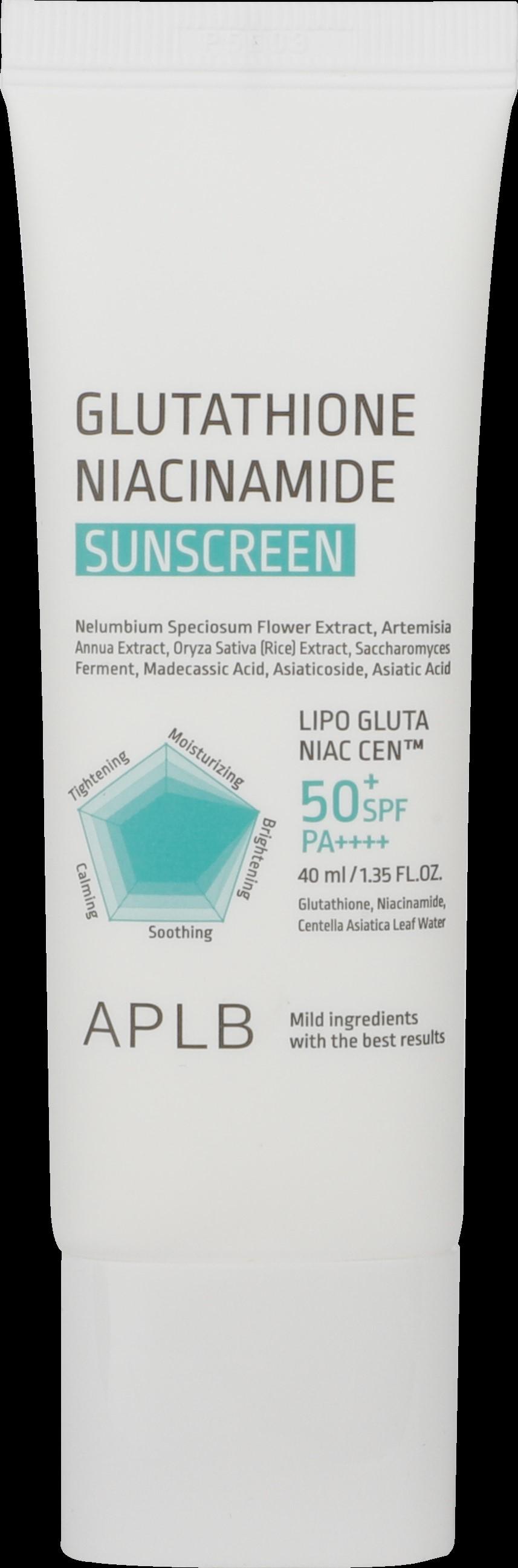 APLB Krema za lice za zaštitiu od sunca Glutathione Niacinamide,SPF 50+,40 ml