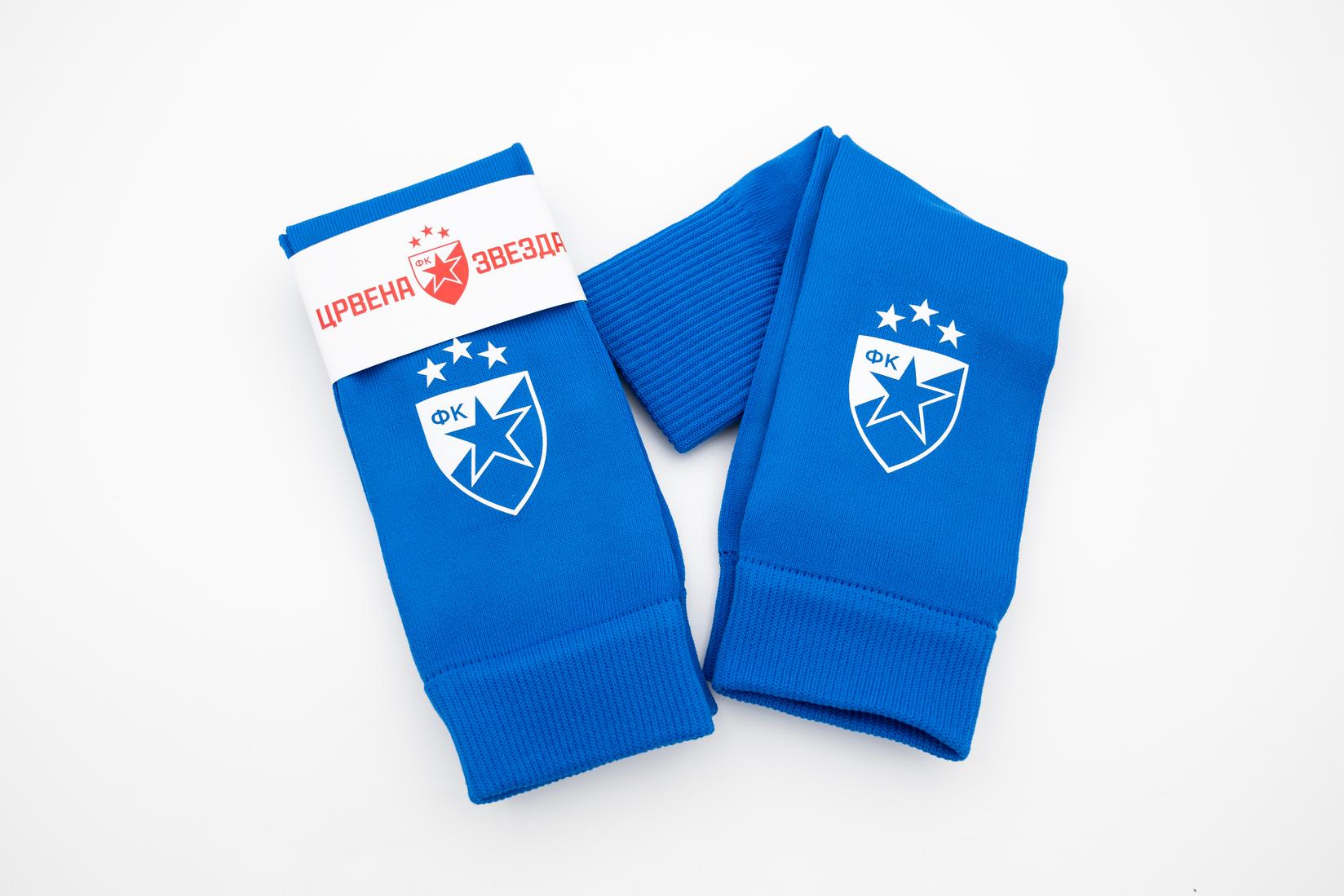 Nine Sport Sportske čarape, Sečene štucne za dečake FK Crvena Zvezda, Plave