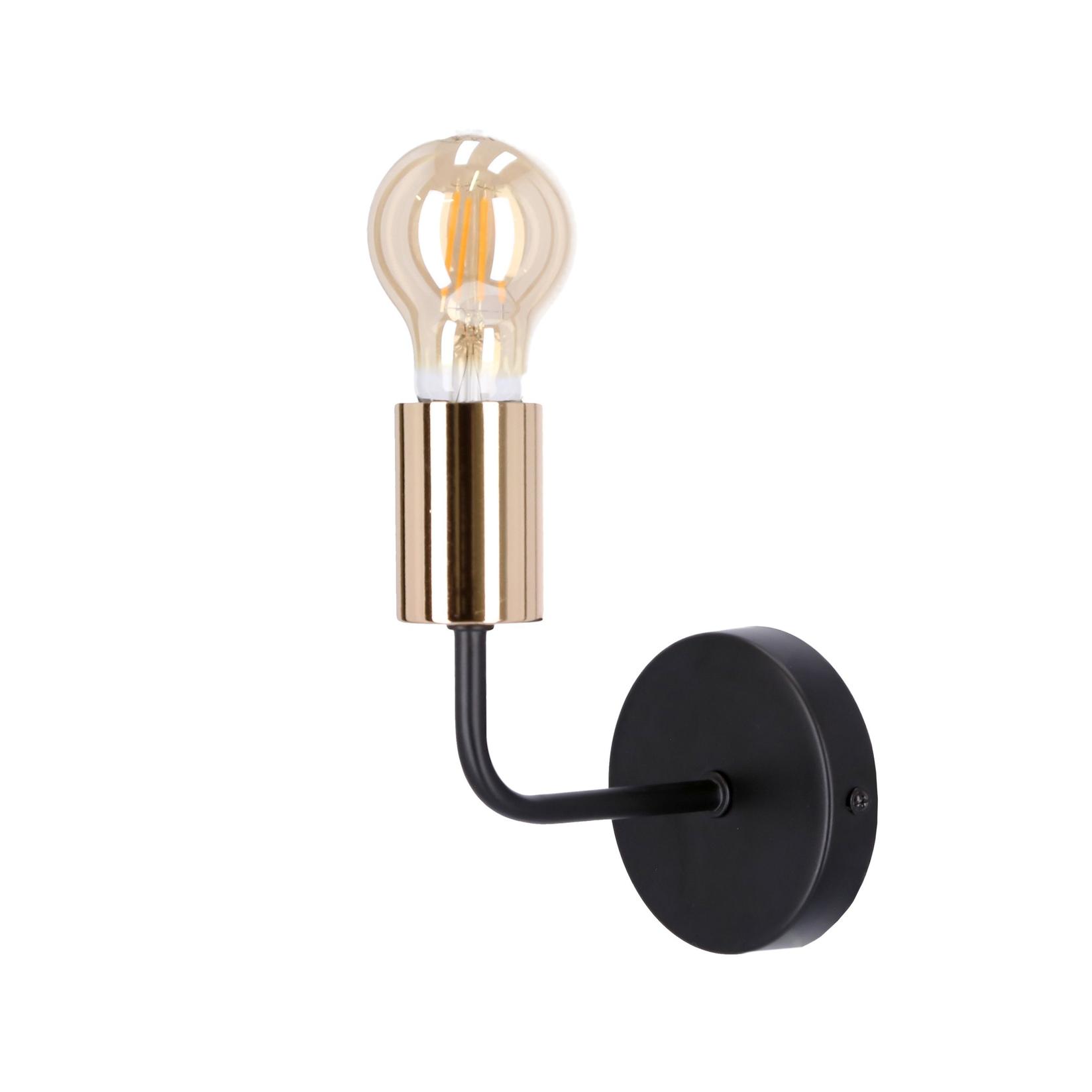 Zidna Lampa Spill, E27, 1x60W, Crna