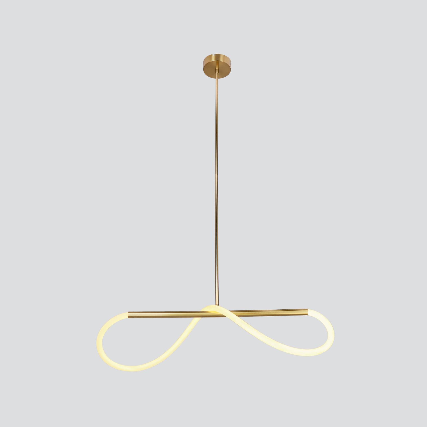 Viseća lampa Supreme, 80cm, 18W, LED, 3000K, Zlatne boje