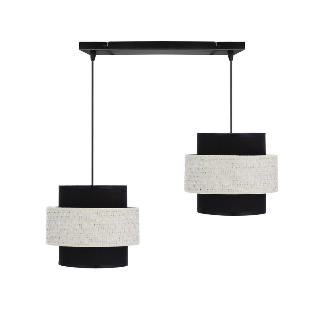 Visilica Benta 2, 2x40W, E27, Crno-krem