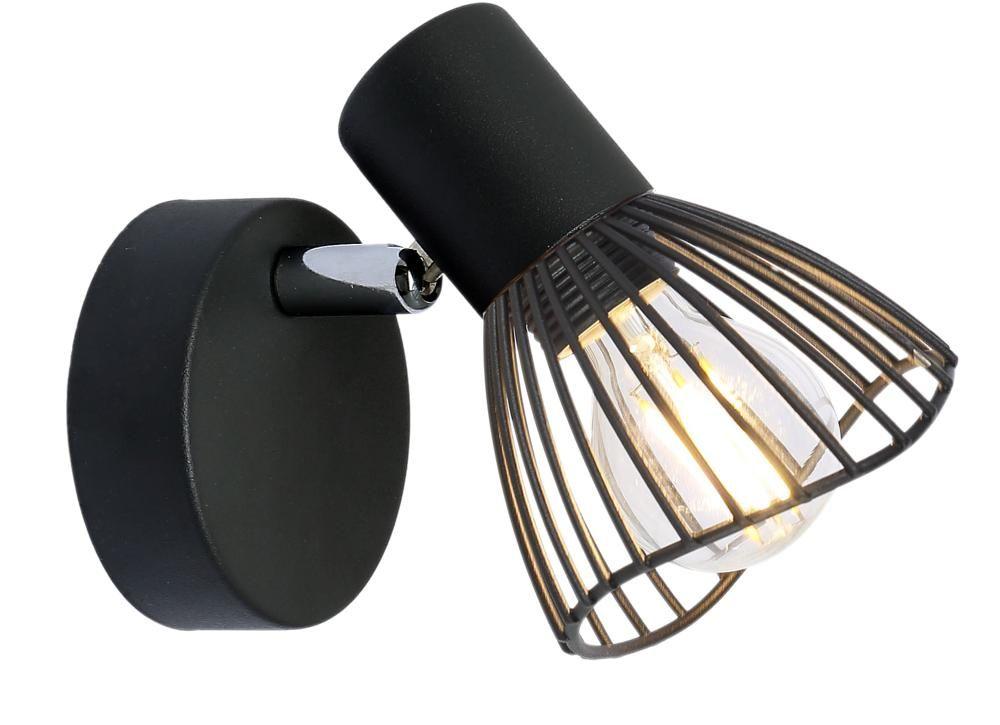 Zidna lampa Fly, 1x40W, E14, Crna